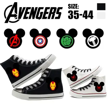 

Marvel Avengers Canvas Shoes Unisex Fashion High-top Sneakers