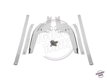 

Chrome Motorcycle Windshield Bracket Kit Moto Windscreen mounting case for Harley Touring Road King 1994-2011 2012 2013 2014