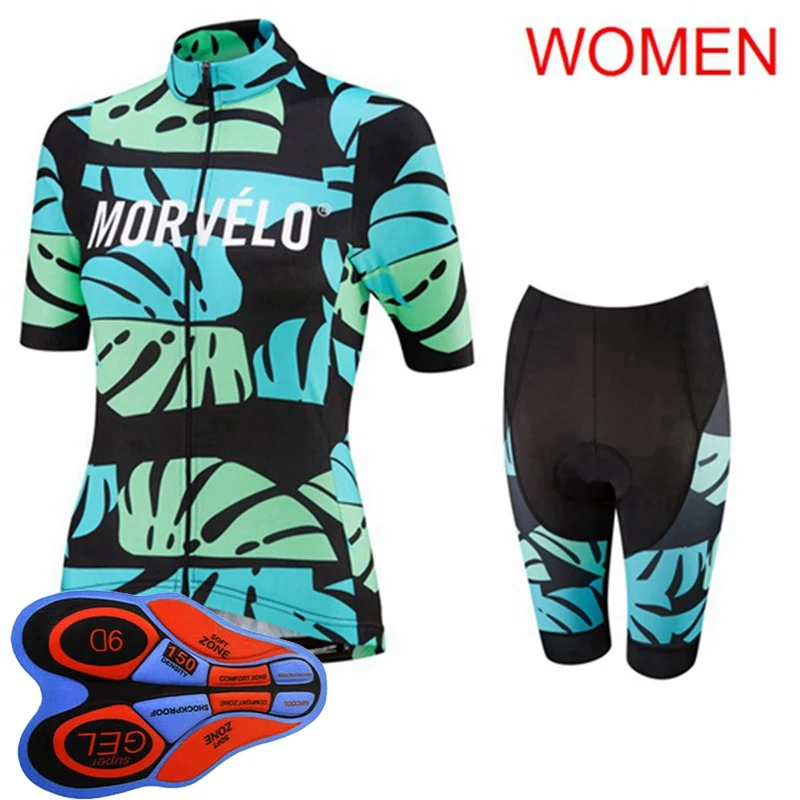 Northwave Morvelo team Велоспорт Джерси MTB горный велосипед одежда женский короткий комплект Ropa Ciclismo велосипедная одежда S9239 - Цвет: Q3