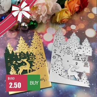 Рождественская открытка, металлический нож для резки, штампы, новинка, сделай сам, скрапбук, используется для открыток, бумажных открыток, декоративная форма