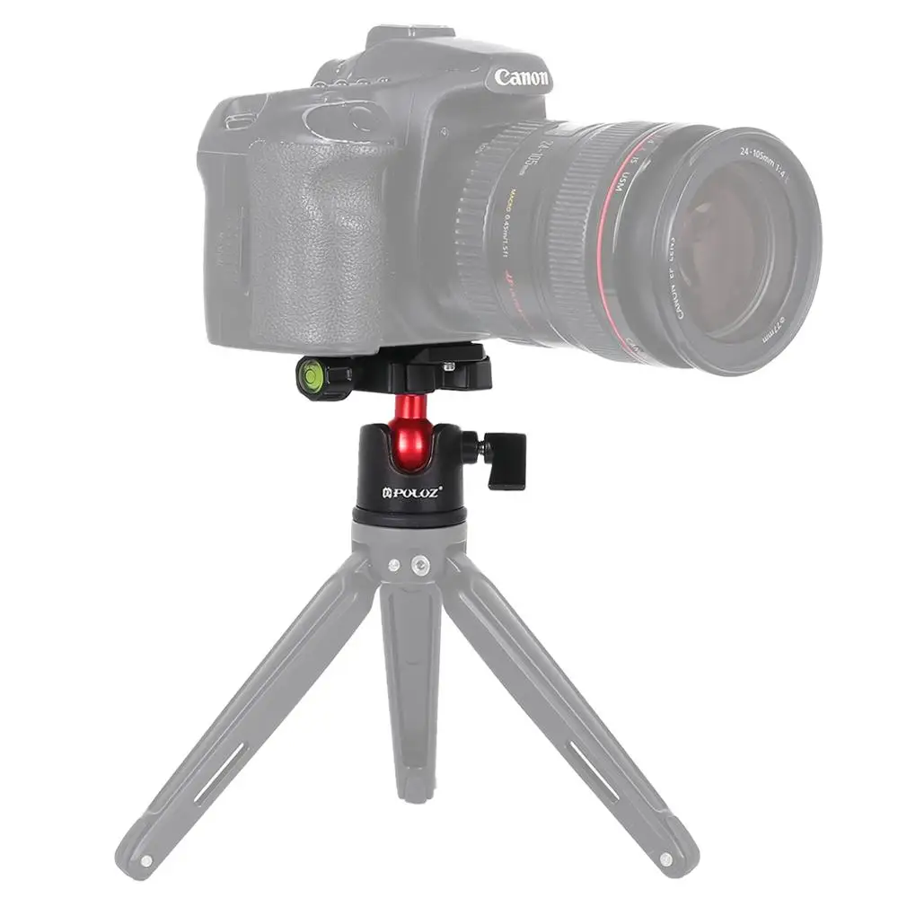 Вращающаяся на 360 градусов панорамная металлическая шаровая Головка с быстроразъемной пластиной для DSLR и цифровых камер