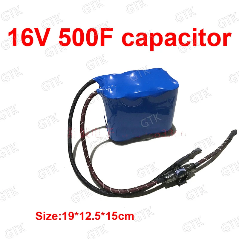 Módulo de condensador rectificador Farad 16V 12V 500F de condensadores de compensación de modificación de coche arranque de altavoz de vehículo|Baterías recargables| - AliExpress