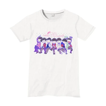 

Osomatsu-kun Cosplay Shirt Osomatsu Karamatsu Ichimatsu Jyushimatsu Print Fashion Casual T-shirt Anime Peripheral
