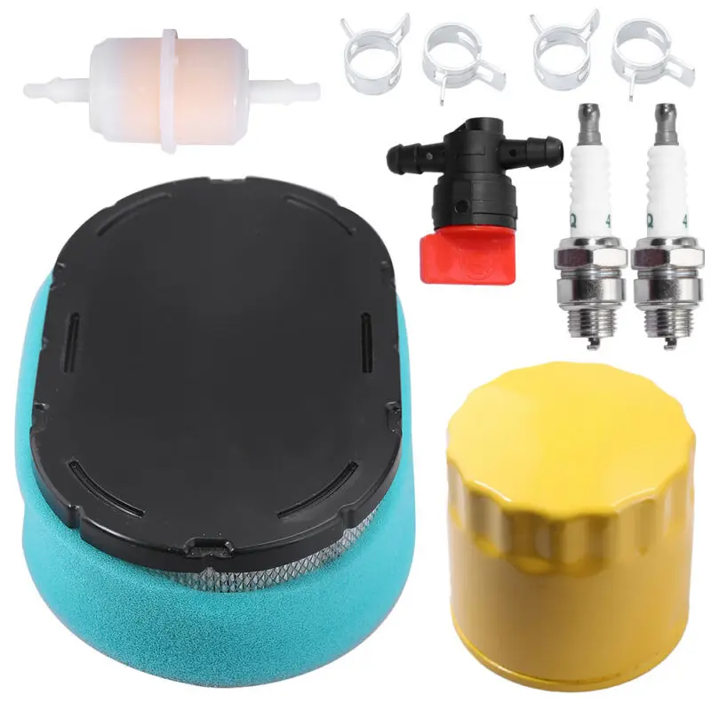 

12 050 01 Fuel Filter Kit For Kohler 32 083 09 KT715 KT730 KT740 Clamps Spark plugs Replacement