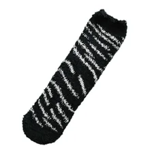 Новые зимние милые толстые теплые носки-тапочки для сна с котами женские бархатные носки средней длины SD669