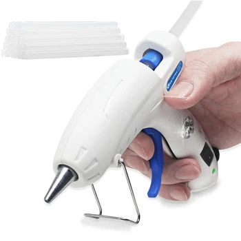 

Hot Melt Glue Gun 110V 220V 20W 30W 7mm*100mm Glue Stick EU US Type Glue Guns Thermo Electric Heat Repairing Tool