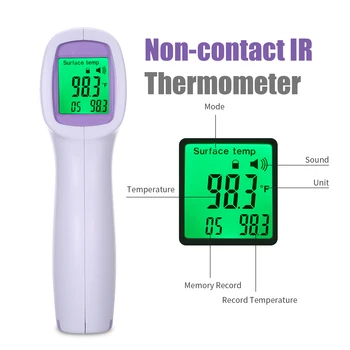 

Non-contact IR Infrared Thermometer for Kids Adult Forehead Digital Temperature Measurement Measure Infrared Thermometer