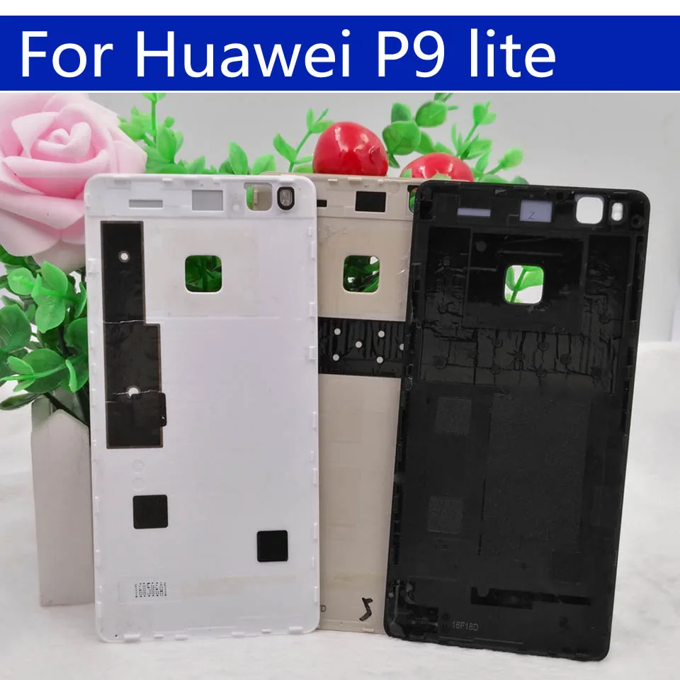 Для huawei P9 lite Задняя крышка батареи задняя дверь Корпус чехол Корпус Замена