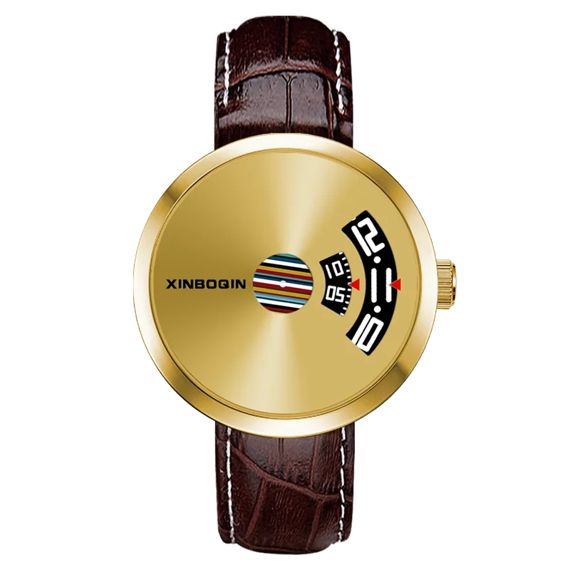 XinBoQin3111 mannen horlogees Mannen Roestvrij Staal Quartz Man Horloge Waterdicht Relogio Masculino Fashion Creatieve Mannelijke