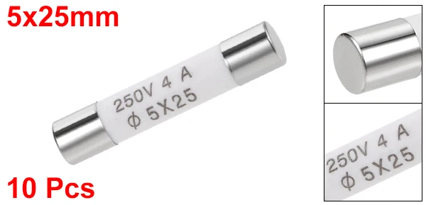Uxcell автомобильный Картридж Предохранители 250V 5x25mm быстрая замена для автомобиля стерео аудио сигнализация усилитель керамический