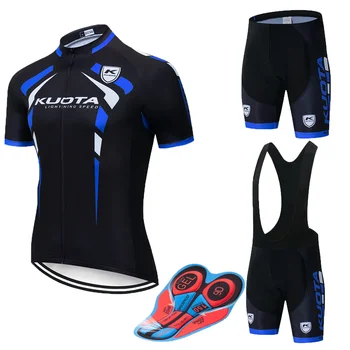 

KUOTA 2019 Pro team Cycling Jerseys Summer Quick-Dry Bike Cycling Clothing Breathable Bike Clothes Men Outdoor short sleeve suit