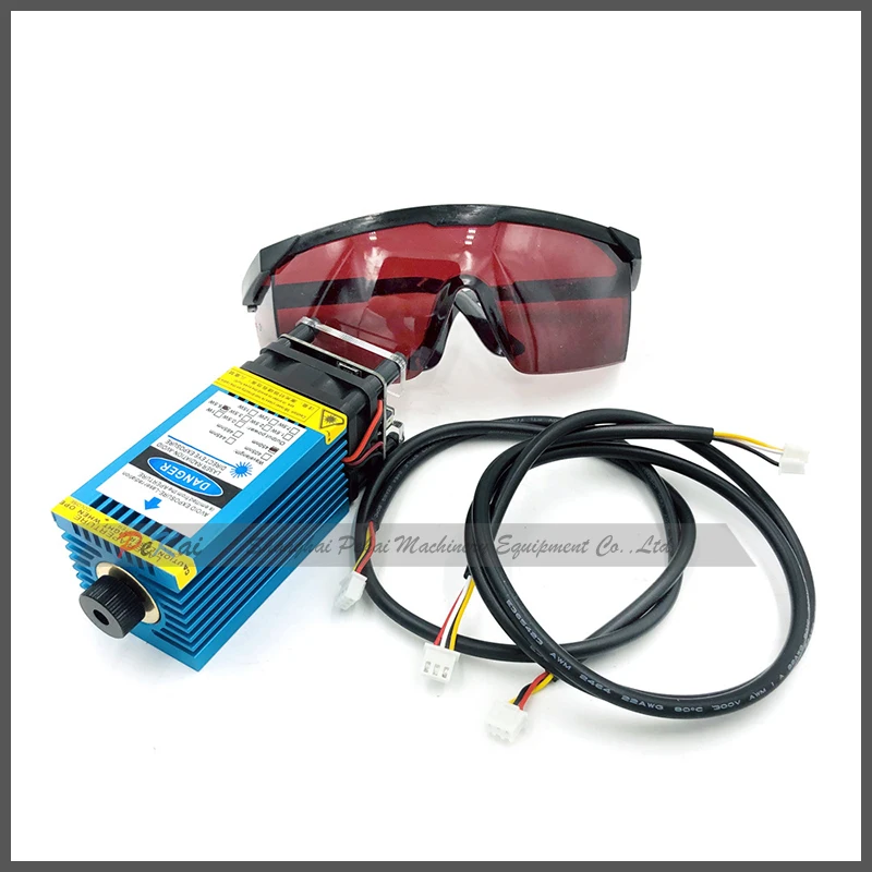 

DIY 5500MW Laser Module 5.5w High Power 445nm Blue Light Engraving Machine Accessories