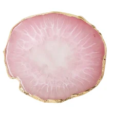 Гель-Палитра для рисования ногтей с золотыми краями, лак для ногтей, агат, Микс, перемешивающий кристалл, драгоценная пластина, аксессуары для маникюра, инструмент для самостоятельного изготовления