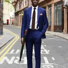 Последние конструкции пальто брюки королевский синий мужской костюм Slim Fit элегантные смокинги Свадебная деловая Вечеринка мужские костюмы куртка+ брюки+ галстук