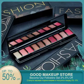 

10 Colors Eye Shadow Palette Mermaid Matte Waterproof Long Lasting Eyeshadow Glitter Nude MakeUp Tool