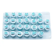 26 шт. Uppercase английская надпись с цифрами весенний резак для печенья, мастики украшения шоколада печатные формы для выпечки