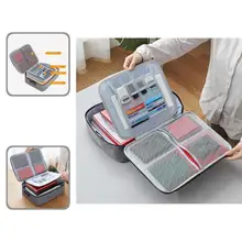 

File Organizer Bag Modern Sturdy Convenient Outdoor Activities File Storage Bag for Safe File Storage Bag Document Bag