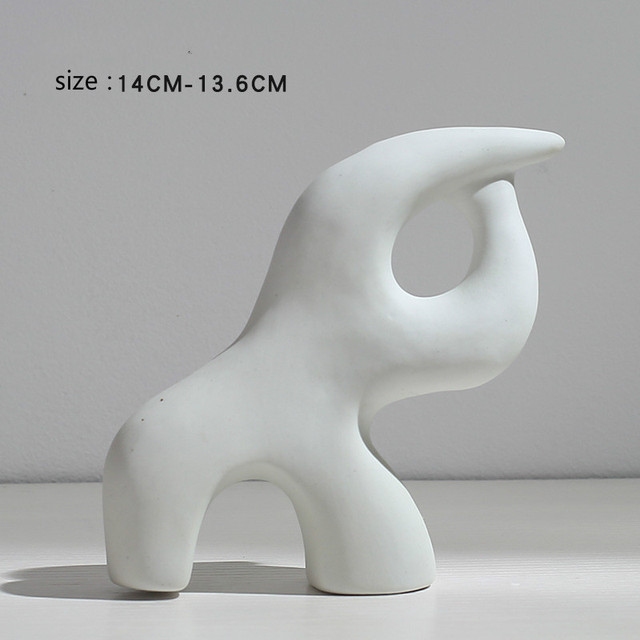 Ceramic Vase White Nordic Style Ceramic Vase Modern Minimalist Vase Vase for Home Decoration Decoracion Nordica Hogar