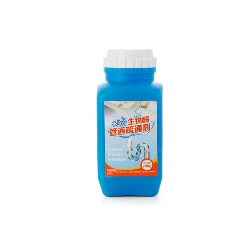 

200g Powerful Bio-enzyme Pipe Dredging Agent Sink Drain Cleaner For Kitchen Sewer Toilet Brush Closestool Clogging Cleaning Tool