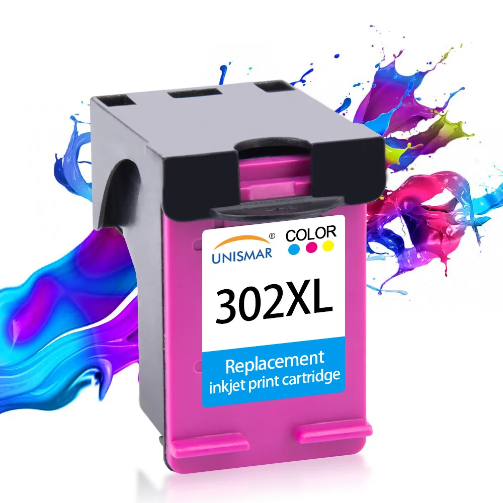Unismar Совместимость 302XL перезаправляемый картридж для hp 302 XL hp 302 FDeskjet 2130 2135 1110 3630 3632 Officejet 3830 3834 4650