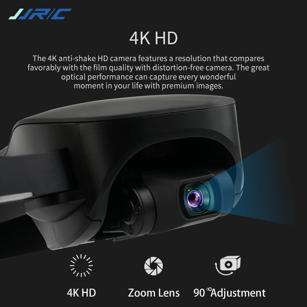 JJRIC Новое поступление X12 Квадрокоптер gps Дрон с 4K HD камерой 5G wifi FPV Бесщеточный мотор анти-встряхивание длительный срок службы батареи