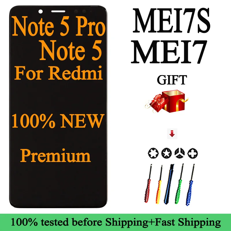Новый ЖК-дисплей Премиум-Качества MEI7S MEI7 для Xiaomi Redmi Note 5 сменный дигитайзер