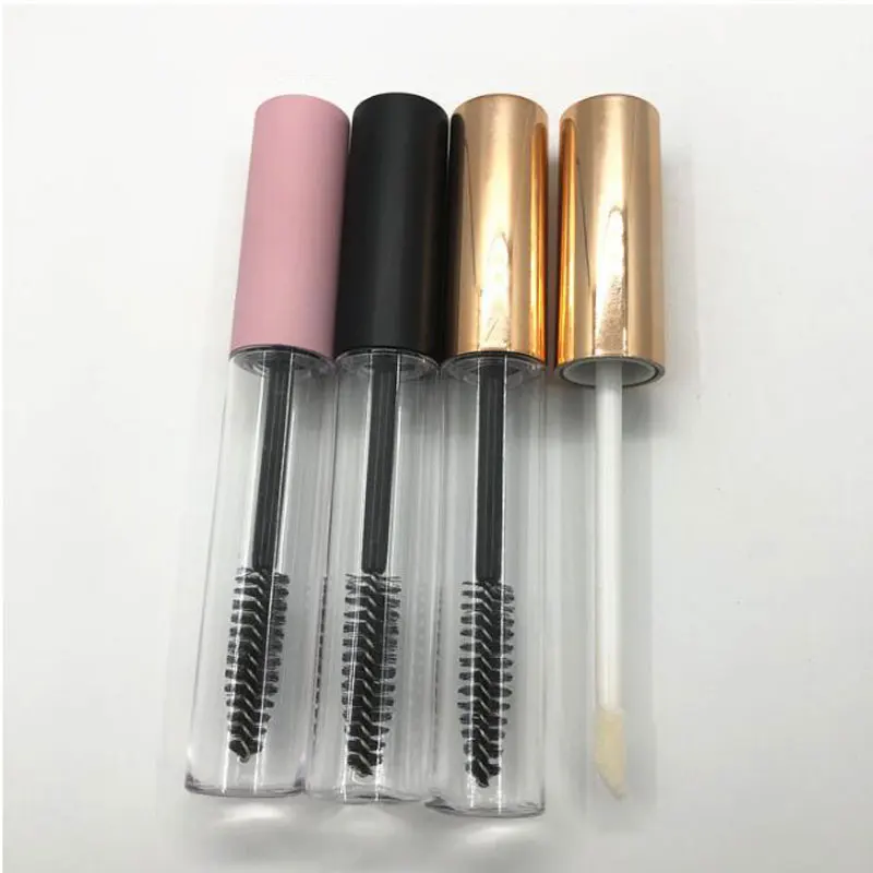 

10ml Empty Lip Gloss Tubes Multi Colored Cosmetics Packaging Container Refillable Mascara Tube Travel Bottle Fashion 25pcs/lot