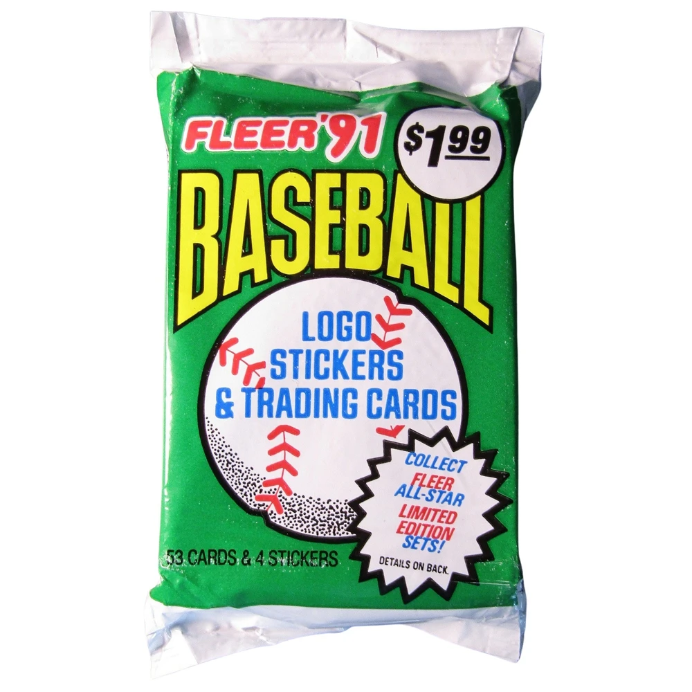 Fleer 1991 Baseball Super Jumbo. Коллекционные карточки бейсбольные  53шт|Game Collection Cards| - AliExpress