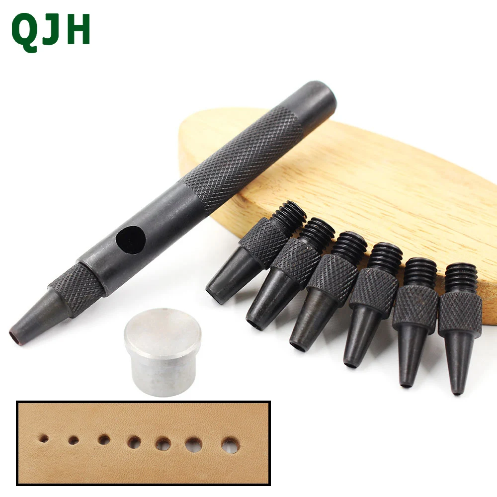 

Replace Tube Hole Puncher tool Leather Belt Round Hollow Punch Hole Puncher tool 2.0 / 2.5 / 3.0 / 3.5 / 4.0 / 4.5 / 5.0mm