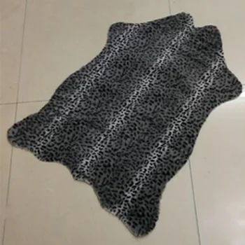 

Sholisa Cow Hide Rug leopard Skin Rug Imitation Animal Skin Pelt Shape Handmade Simulation Leather Floor Area Rug Carpert for H