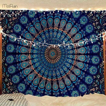 

Mandala Tapestry Wall Hanging Multifunctional Boho Printed Wall Tapestry Throw Blanket Rug Bedspread Cover Yoga Mat Decor India