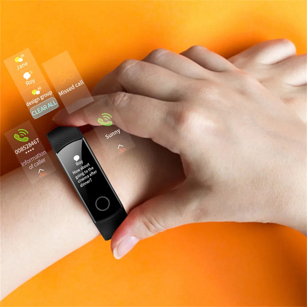 Smartband, умные часы, наручные часы с сердечком, кислородом, яростью крови, Ftness, трекер сна, плавания, спорта, gps, Trakcer, для huawei Honor Band 5