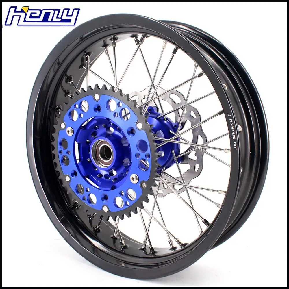 3,5/4,25 полный спицевые колеса комплект для KTM SX EXC SXF SX XCW 200 300 125 250 350 400 530 2003- Supermotard обод диск втулки