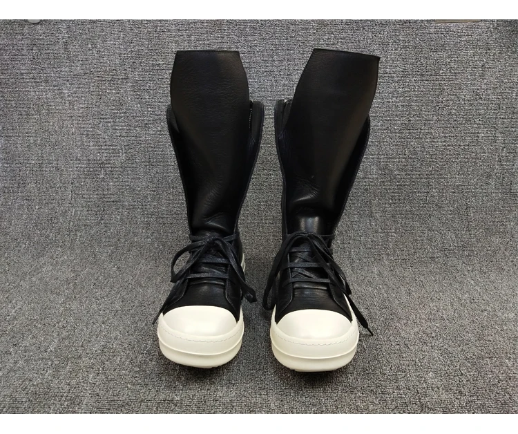 Zapatillas altas negras de moda para hombre y mujer - Club de ofertas reales