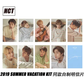 

9pcs/set Kpop nct photo card SUMMER VACATION KIT album good quality HD photocard nct 127 dream kpop for fans collection