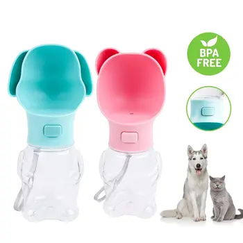 

New Pet Dog Water Bottle Portable Drinking water feeder for Dogs Outdoor Travel Water Bottle Dogs Water Bowl Pet Supplies