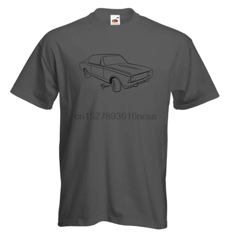 Футболка-Opel Commodore A Coupe-Oldschool немецкий автомобиль-Leif Steil |