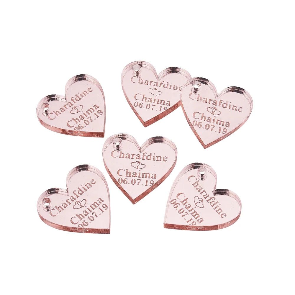 20/50/100Pcs Personalized Tag Party Decorations