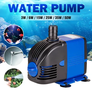 

Submersible Aquarium Water Pump 3/6/15/25/35/50W AC220-240V Fish Tank Powerhead Fountain Hydroponic Ultra-quiet Water Pumps
