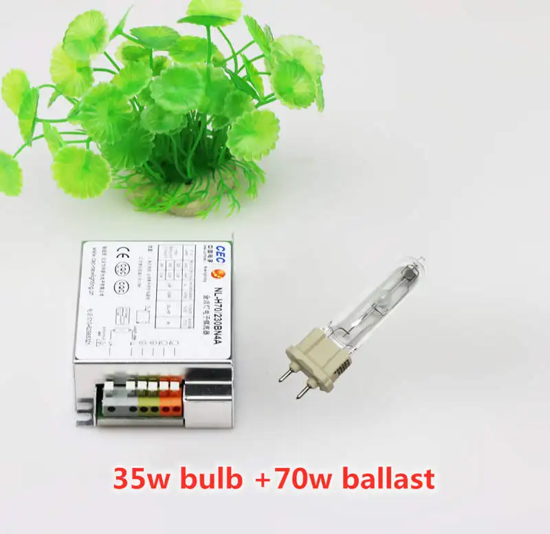 T6 BI-PIN G12 35 Вт 70 Вт металлогалогенный светильник, 6000 К холодный белый UVA+ UVB широкий спектр заменить 35 Вт 70 Вт PAR30 uvb лампа - Мощность в ваттах: 35w bulb 70w ballast