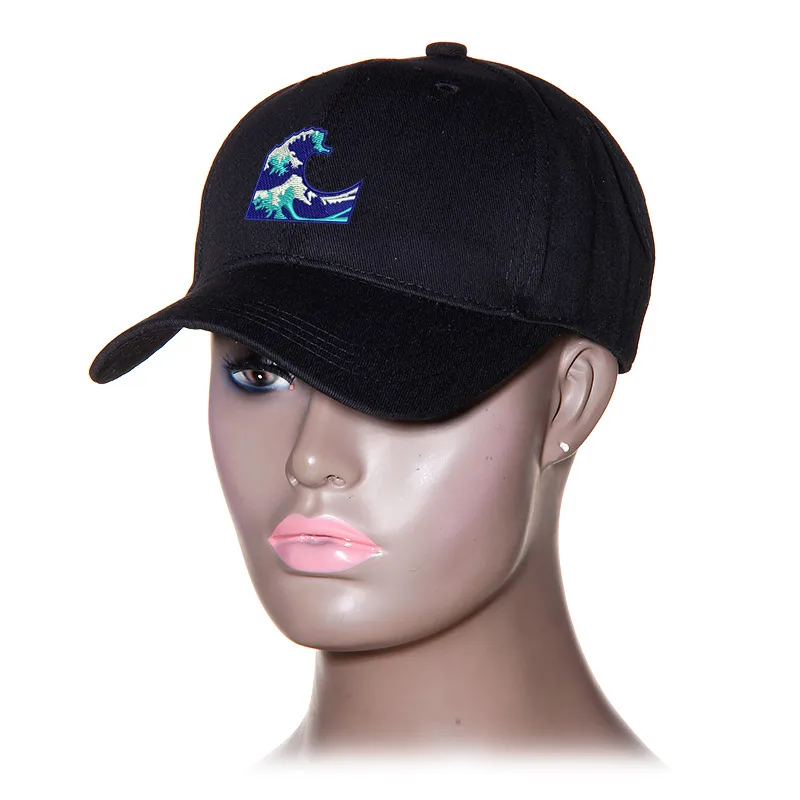 Дышащие Волны Snapback Бейсболки бейсболка с ремешком кепки Bboy шапки хип-хоп для мужчин и женщин шапка черный белый Dropshippi