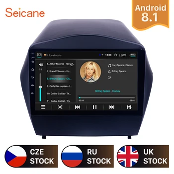 

Seicane Car 9" HD Android 8.1 Stereo for Hyundai IX35 2009 2010 2011-2015 with GPS Sat Navi Bluetooth WIFI USB 1080P Touchscreen