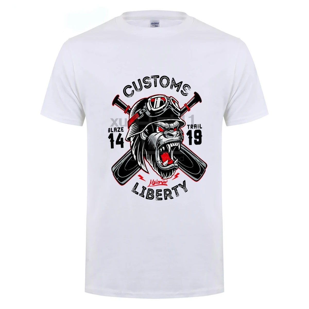 Stampato Manica Corta T Shirt Mens Estate Hip Hop Casual Cotone Supera i t Stampato Manica Corta T Shirt Mens Estate Hip Hop Casual Cotone Supera i t