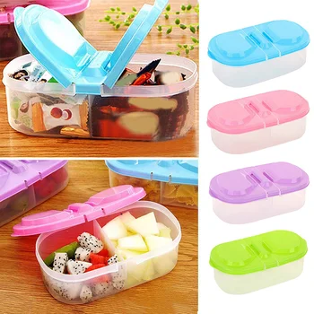 

New Hot Food Storage Box Home Kitchen Container Sauce Box Case Food Savers Storage Containers with Lid SMD66