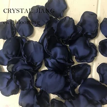 Лепестки темно-синего цвета для свадебный цветок девушка лепесток розы 100 шт./лот