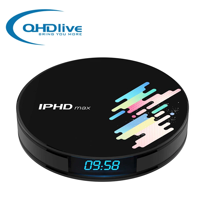 QHDLIVE iphd MAX Новое поступление 6K Smart tv Box Android 9 0 4 ГБ 32 четырехъядерный USB3.0 Playstore Youtube