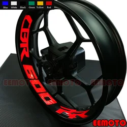 4 X Custom Iner Rims Decals Wheels Reflective Stickers Stripes Waterproof Motorcycle For CBR 600 1000 RR 250R 300R 500R 650R