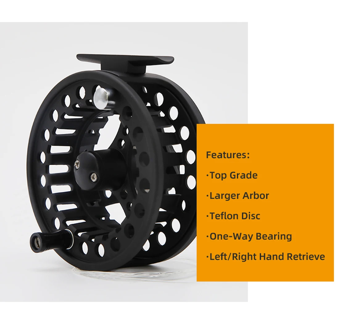 SF Fly Fishing Reel 3/4,5/6,7/8WT Fly Reel Combo Fly Reel Large