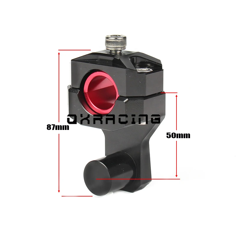 CNC мотоциклетный бар зажимы поднятый Руль Ручка Бар стояки черный для 22 мм 7/"-28 мм 1-1/8 жир бар яма грязи мото велосипед