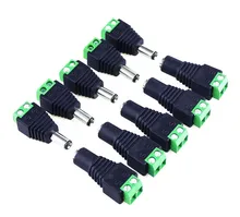 

20pcs Male And Female DC Power Jack Connector Adapter Plug Electrical For Installation Car Audio Media Player LED Light Bar
